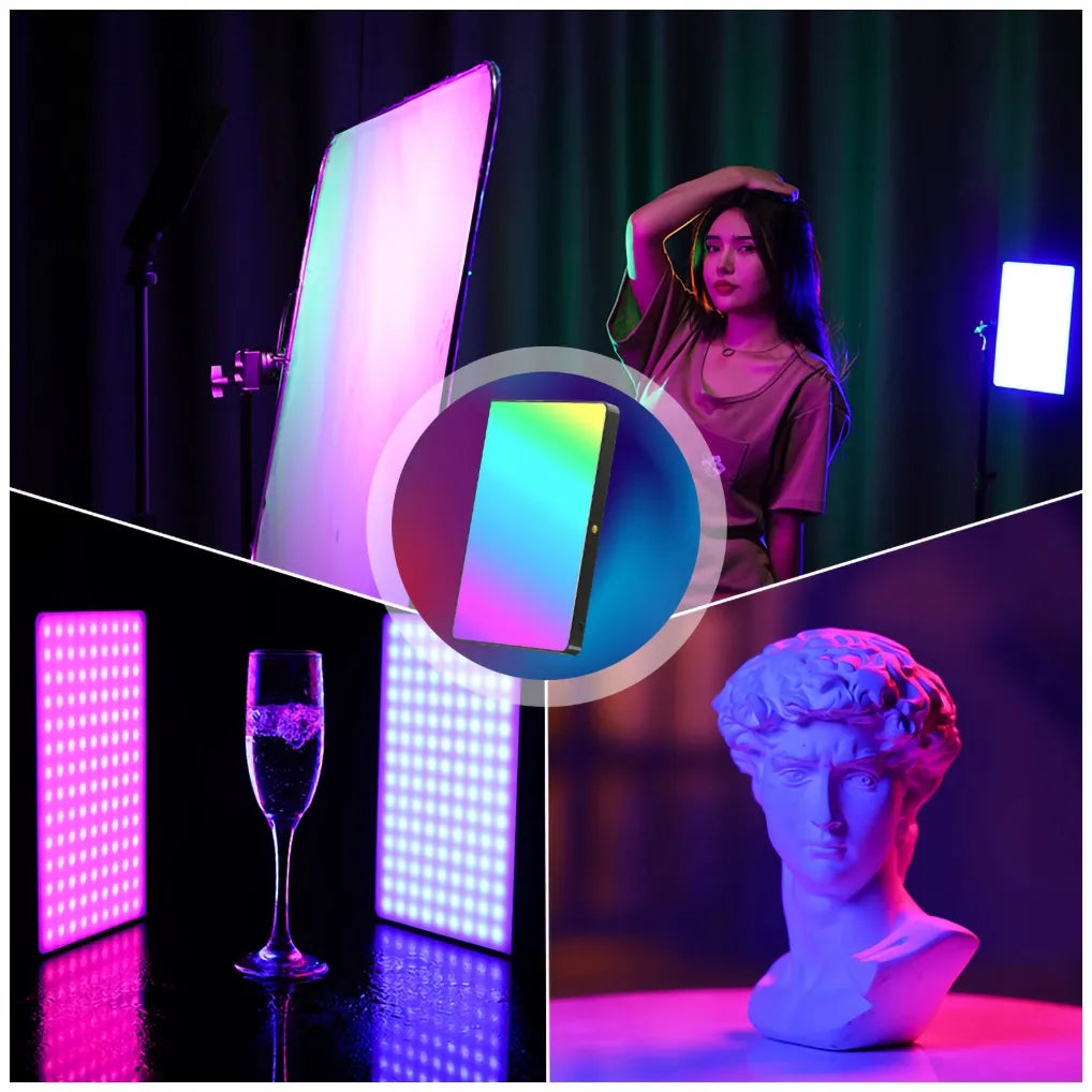 Funkcionali ULANZI LT003 LED lempa telefonui skirtai fotografijai RGB