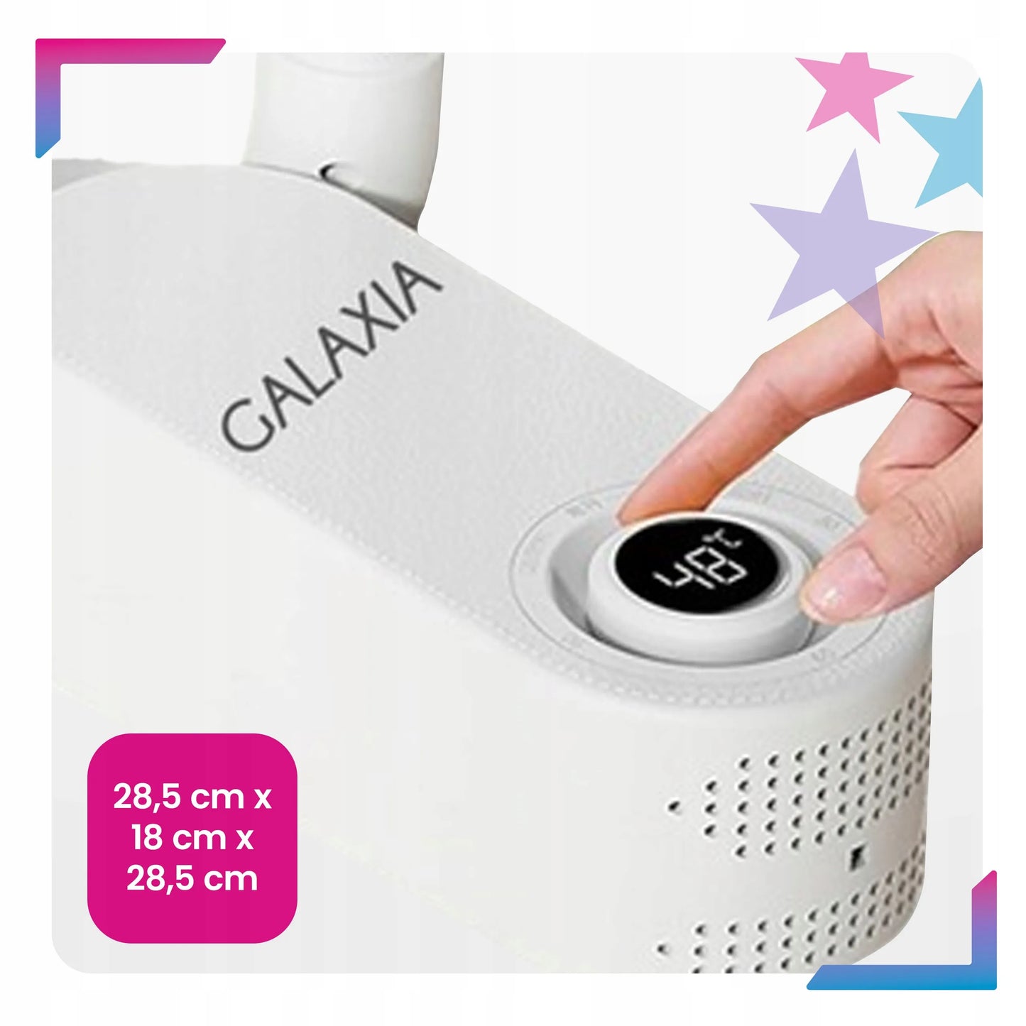 GALAXIA elektrinis batų, drabužių ir kepurių džiovintuvas su UV sterilizacija ir laikmačiu
