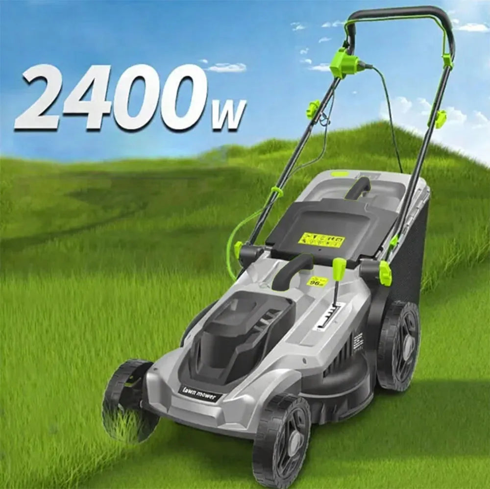 Galinga elektrinė vejapjovė 2400W, 43cm, su 50L krepšiu