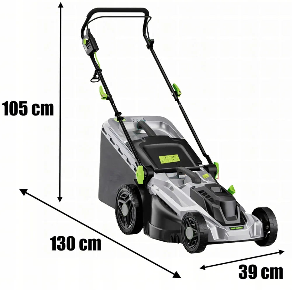 Galinga elektrinė vejapjovė 2400W, 43cm, su 50L krepšiu