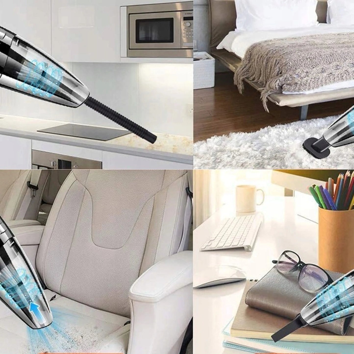 Galingas belaidis automobilinis dulkių siurblys Xtrobb 22149 su HEPA filtru