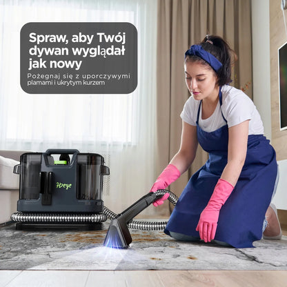 Galingas drėgno ir sauso valymo siurblys kilimams bei sofoms 500W HDeye