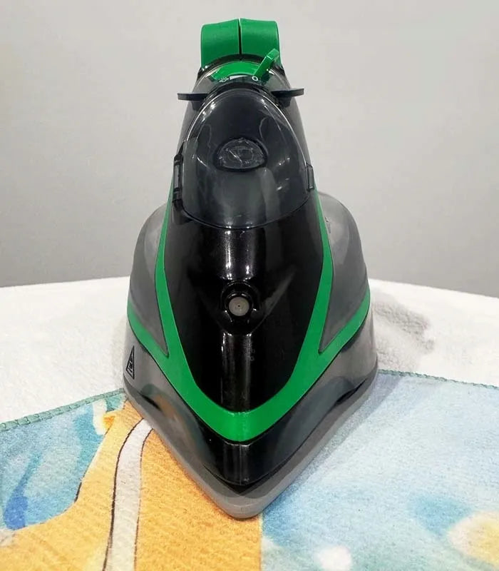 Galingas garinis lygintuvas „Electo VaporePro Green“ su keraminiu padu, 3000 W