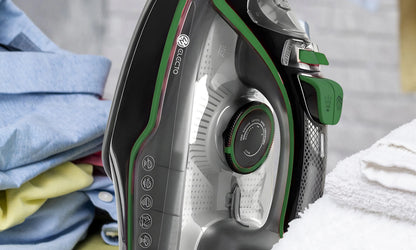 Galingas garinis lygintuvas „Electo VaporePro Green“ su keraminiu padu, 3000 W