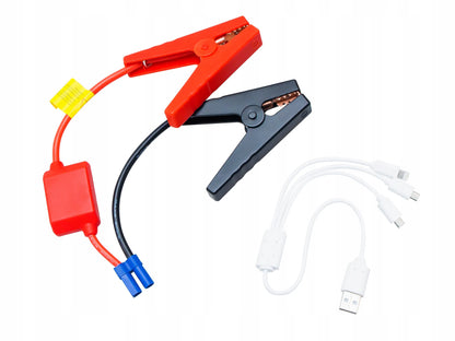 Galingas "Jump Starter" automobilio užvediklis, 30000 mAh „Powerbank“ su žibintuvėliu