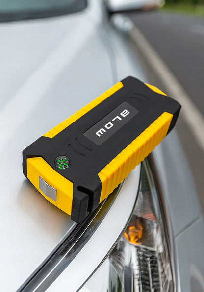 Galingas JUMP STARTER užvedimo įrenginys su „Powerbank“ funkcija 12V 16800mAh rinkinys