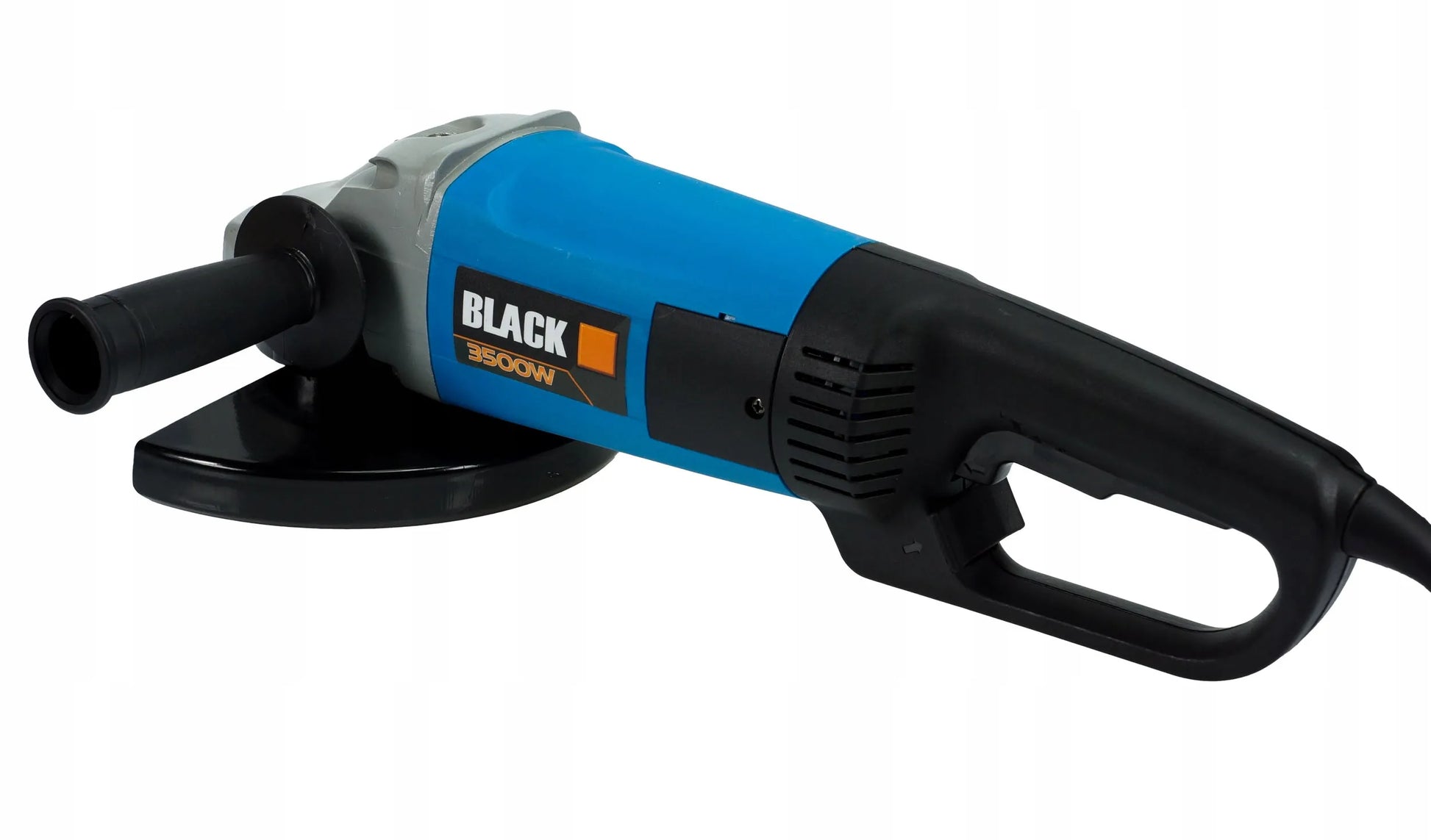 Galingas kampinis šlifuoklis Black 230mm, besisukanti rankena, 3500W