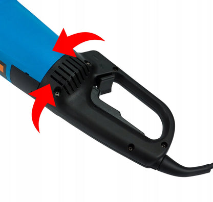Galingas kampinis šlifuoklis Black 230mm, besisukanti rankena, 3500W