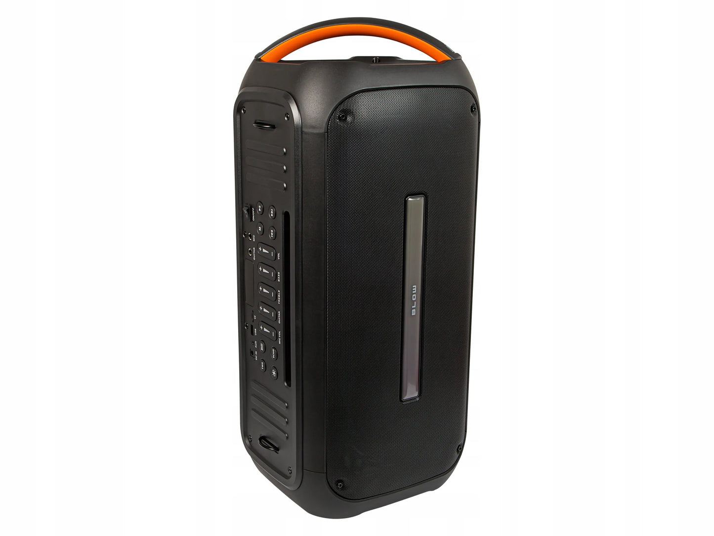 Galingas nešiojamas „Bluetooth“ garsiakalbis su mikrofonu ir pulteliu, USB, SD, karaokė