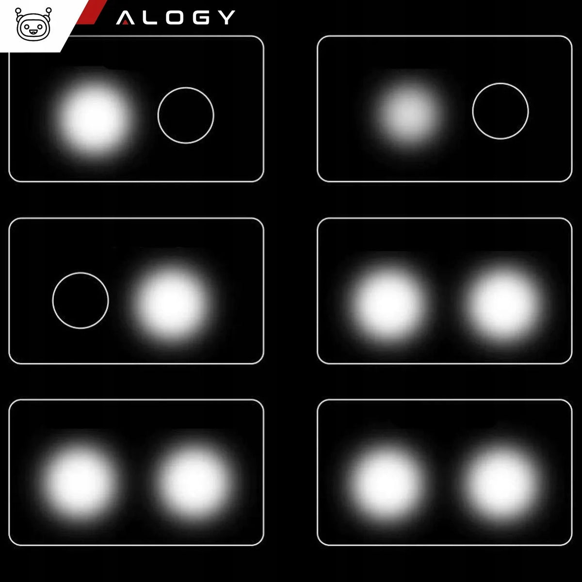 Galingas priekinis LED dviračio žibintas „Alogy“, 800 lm, atsparus vandeniui