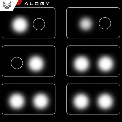 Galingas priekinis LED dviračio žibintas „Alogy“, 800 lm, atsparus vandeniui