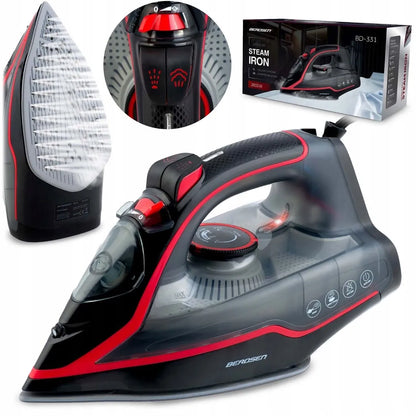 Garinis lygintuvas 2600W Berdsen BD-331 keraminis padas vertikalus lyginimas