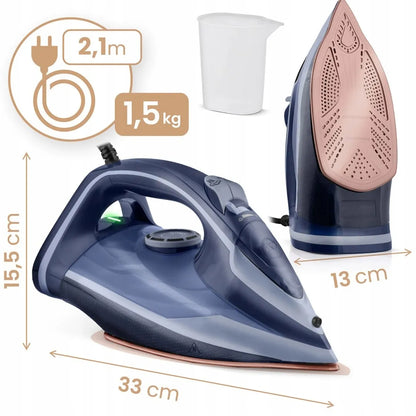 Garinis lygintuvas 3000W Berdsen BD-330 su keramine danga ir vertikalaus lyginimo funkcija