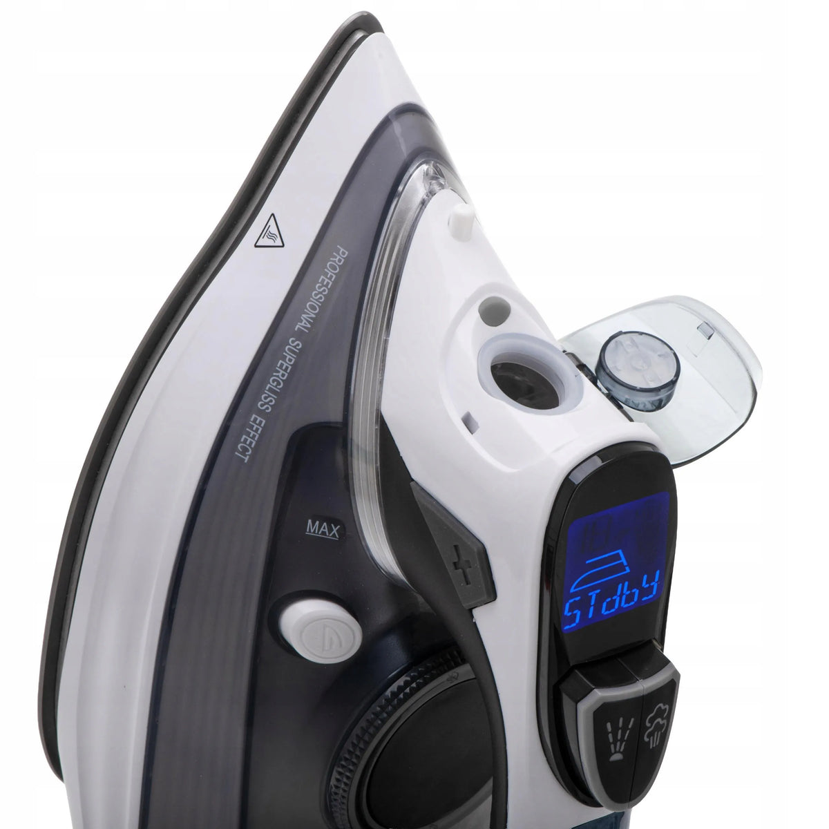 Garinis lygintuvas su LCD ekranu „Adler AD5053“, 3000 W, anoduotas SWIFT GLIDE padas