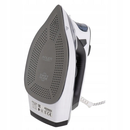 Garinis lygintuvas su LCD ekranu „Adler AD5053“, 3000 W, anoduotas SWIFT GLIDE padas