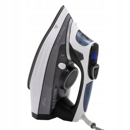 Garinis lygintuvas su LCD ekranu „Adler AD5053“, 3000 W, anoduotas SWIFT GLIDE padas