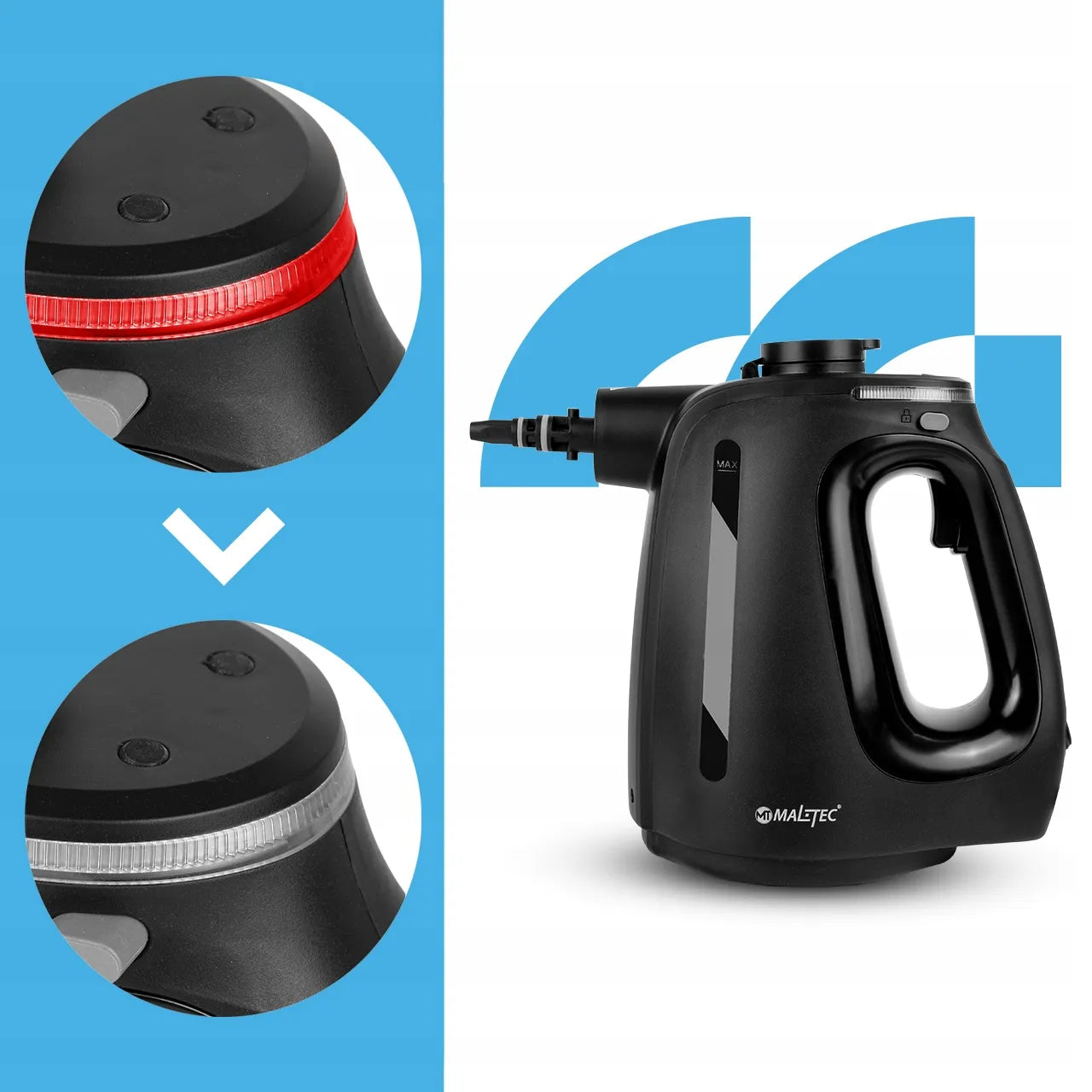 Garinis valytuvas Maltec HDS3550W-PRO langams, apmušalams ir siūlėms