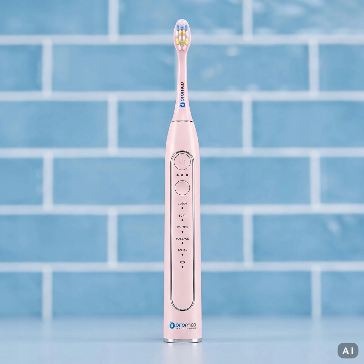 Garsinė dantų šepetėlė OROMED SONIC NEXT PRO PINK, indukcinė, 40 000 jud./min.