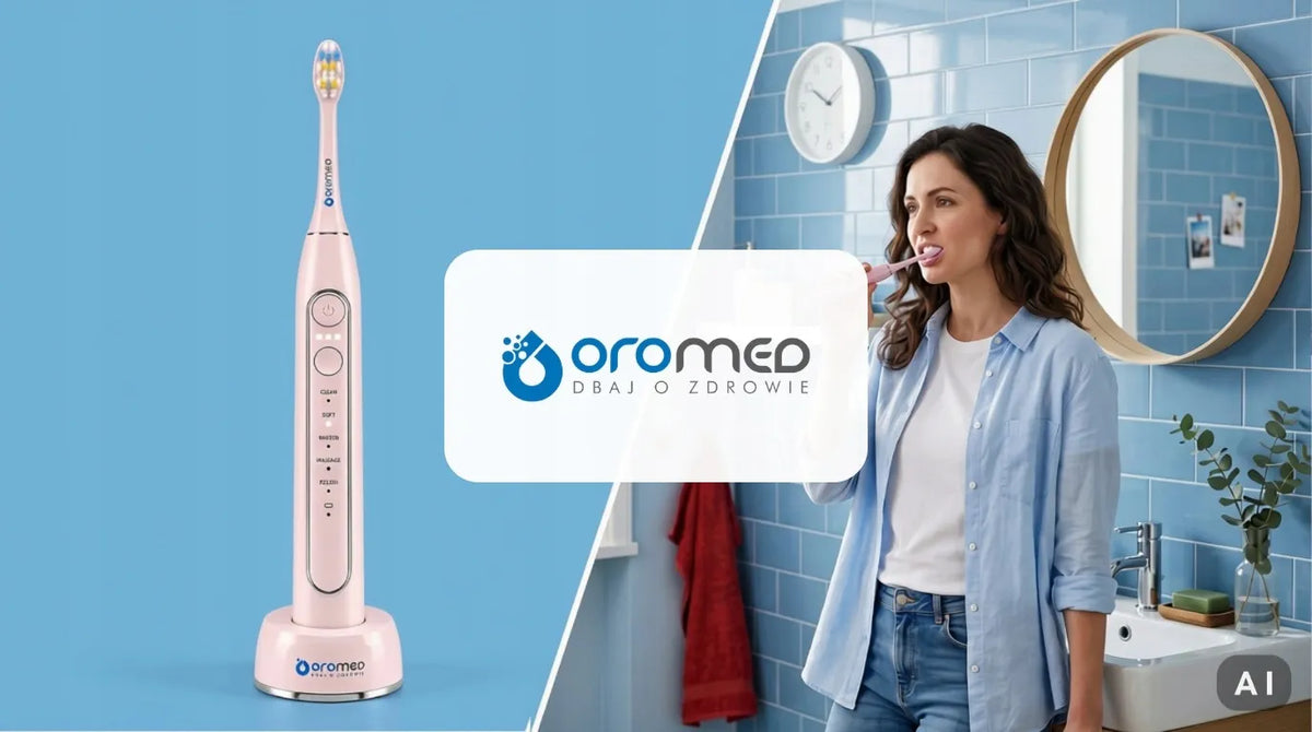 Garsinė dantų šepetėlė OROMED SONIC NEXT PRO PINK, indukcinė, 40 000 jud./min.