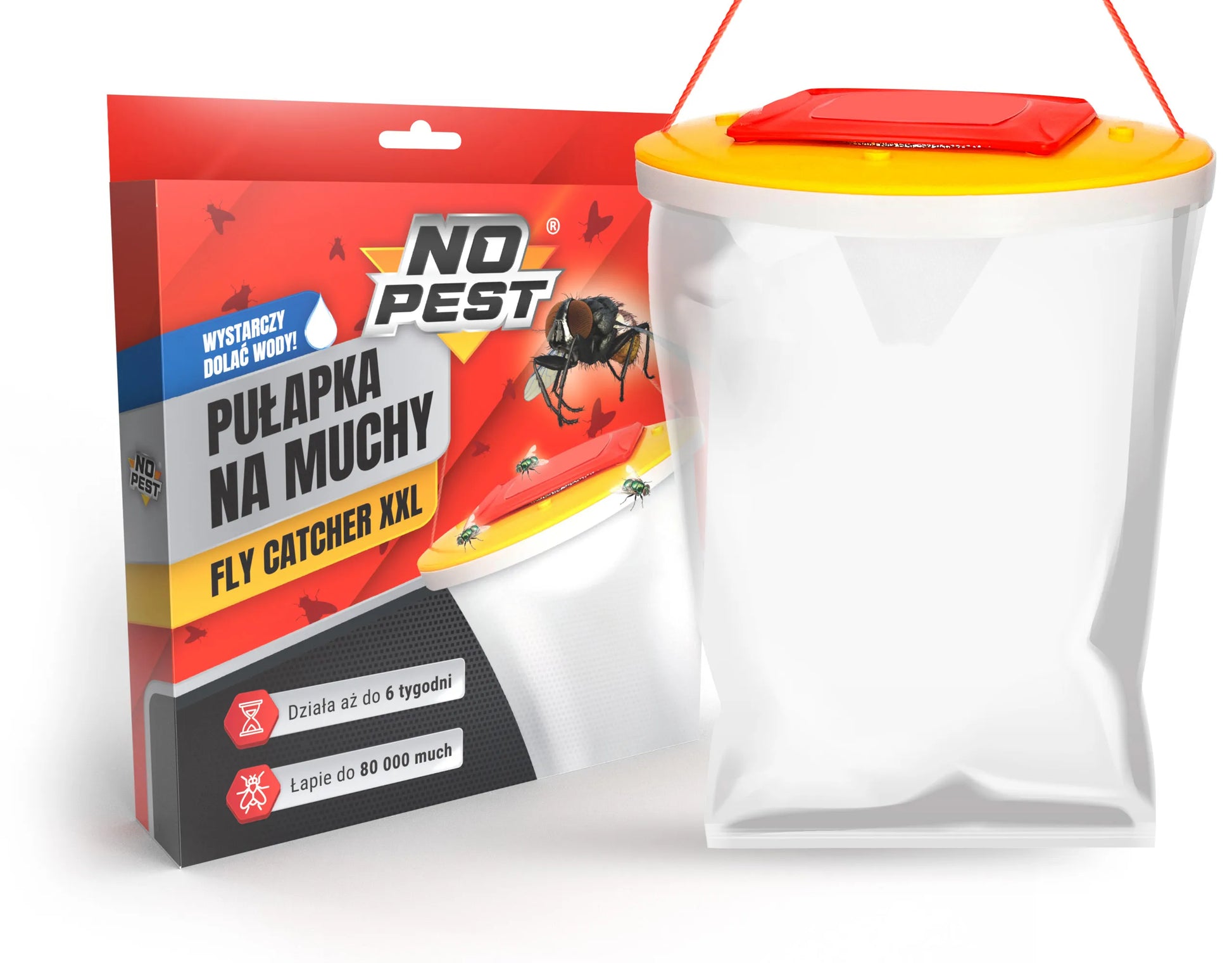 Gaudymo maišelis musėms, uodams, vapsvoms ir mašalams NO PEST FLY CATCHER (3 vnt.)