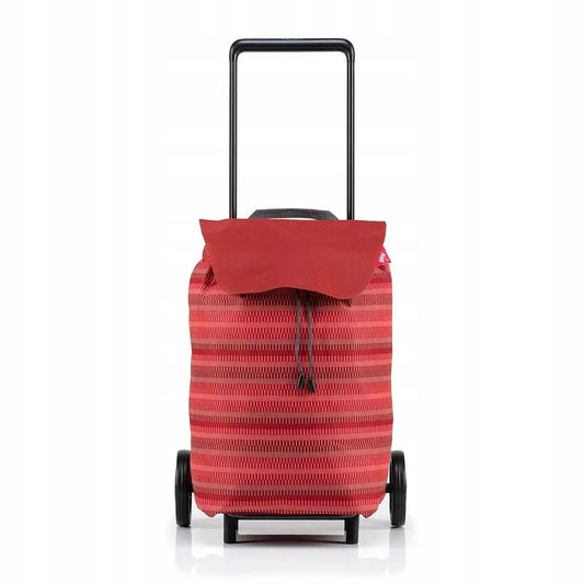 „Gimi Easy“ sulankstomas pirkinių vežimėlis, raudonas, 40 l