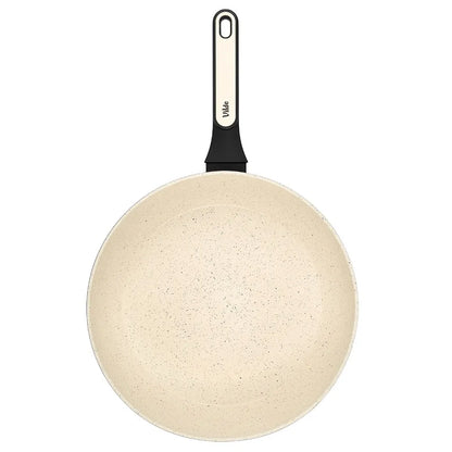 Granitinė keptuvė kepimui ir troškinimui VILDE CREAMTICA, dujinėms, indukcinėms viryklėms, 32 cm