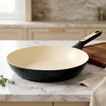 Granitinė keptuvė kepimui ir troškinimui VILDE CREAMTICA, dujinėms, indukcinėms viryklėms, 32 cm
