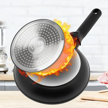 Granitinė keptuvė VILDE CREAMTICA kepimui ir troškinimui, dujinėms, indukcinėms viryklėms, 26 cm