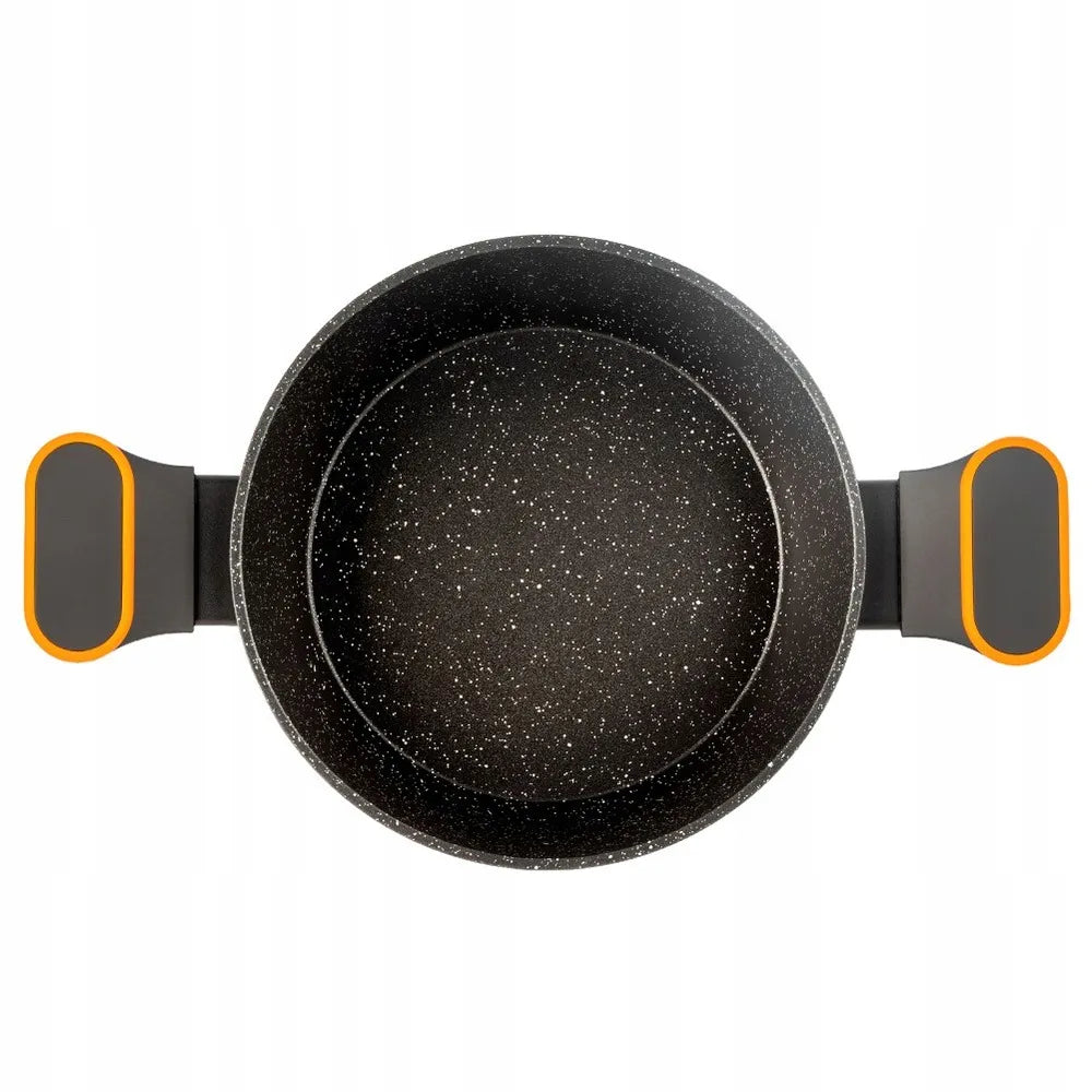 Granitinis puodas su dangčiu VILDE 20 cm, 2,5 l