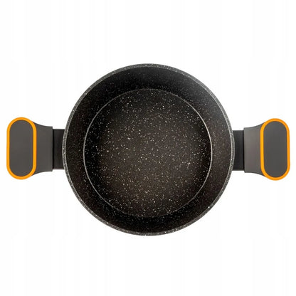 Granitinis puodas su dangčiu VILDE 20 cm, 2,5 l