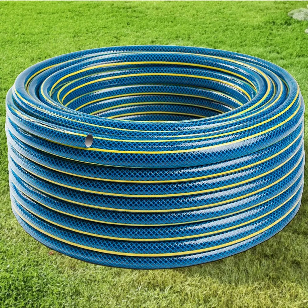 Guminė sodo žarna 1/2" 50 m, 4 sluoksnių su pistoletu ir jungtimis, BRADAS rinkinys