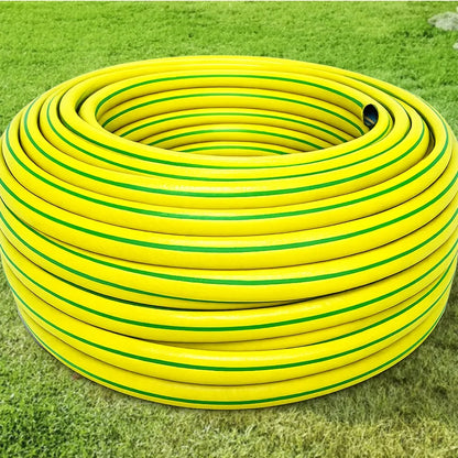 GUMINĖ SODO ŽARNA 3/4" 50m 4 SLUOKSNIŲ + PURKŠTUVAS IR JUNGTYS BRADAS RINKINYS