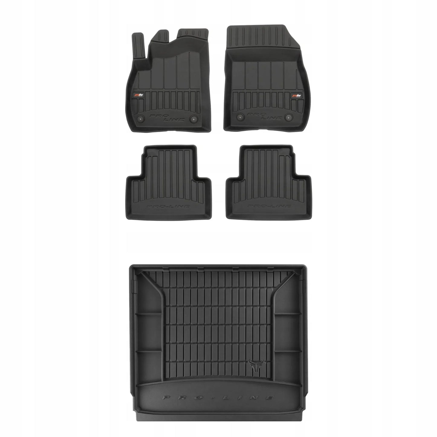 Guminiai kilimėliai ir bagažinės įklotas, skirti Opel Zafira C 2012-2019