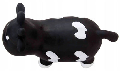 Guminis šokliukas vaikams „KRÓWKA“, 57 cm, juodai baltas