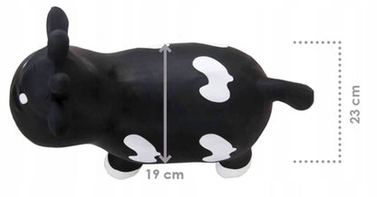 Guminis šokliukas vaikams „KRÓWKA“, 57 cm, juodai baltas