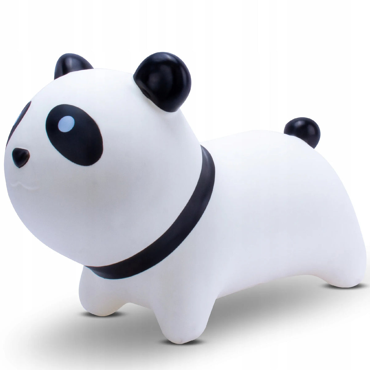 Guminis šokliukas vaikams „Panda“ Sun Baby su pompa, baltas, nuo 12 mėn.