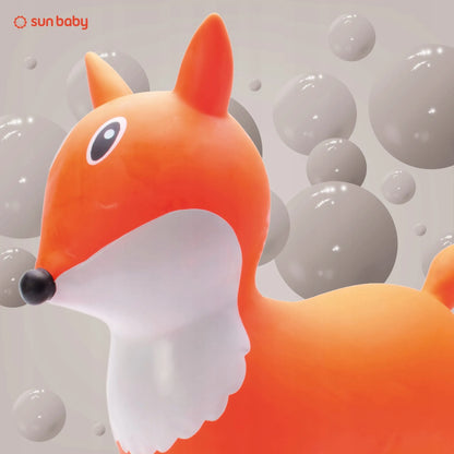 Guminis šokliukas vaikams su pompa „LISEK“, oranžinis – Sun Baby