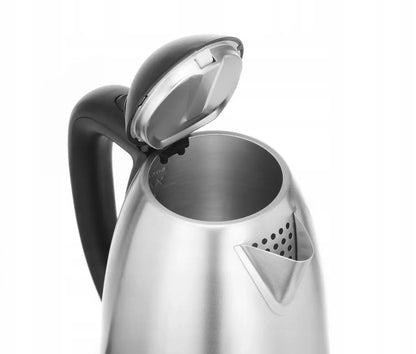 HENDI belaidis elektrinis virdulys 2,5 l, 2150 W, sidabrinis ir pilkas, plieninis