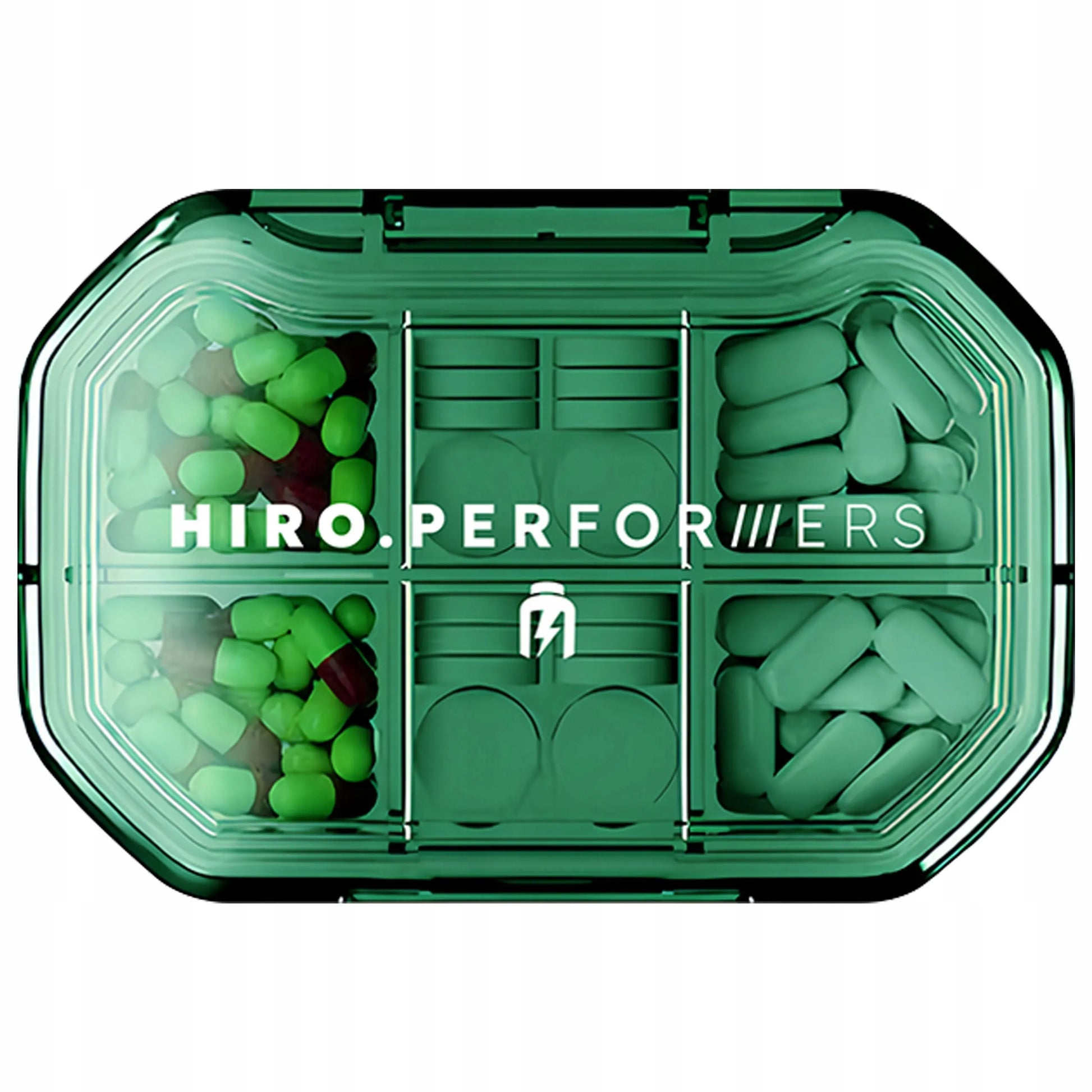 Hiro.Lab PILLBOX Performers indelis tabletėms, kapsulėms, papildams ir vaistams