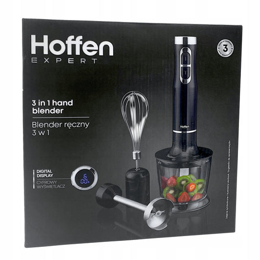 „Hoffen“ rankinis trintuvas 3 viename, 1000 W, su skaitmeniniu ekranu, juodas