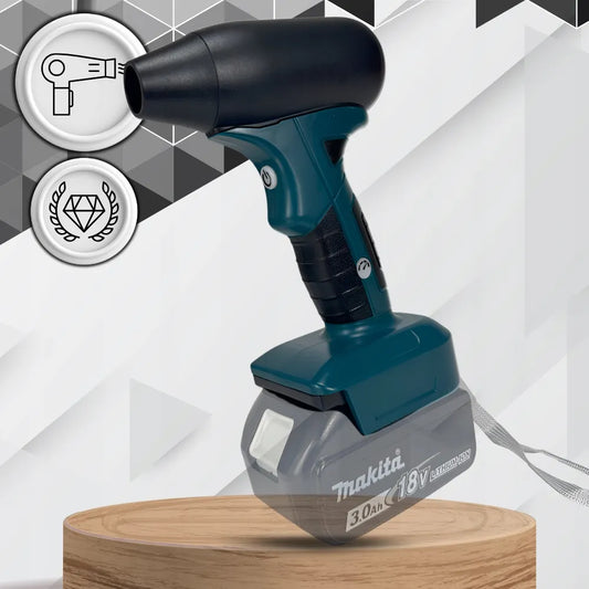 HOLDX Galingas mini akumuliatorinis pūstuvas, skirtas automobiliui ir sodui (suderinamas su Makita 18V)