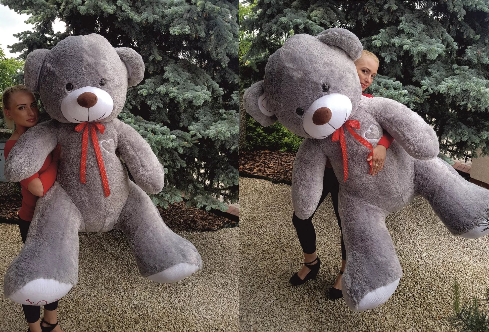 HロマS 190 cm pliušinis meškinas gigantas