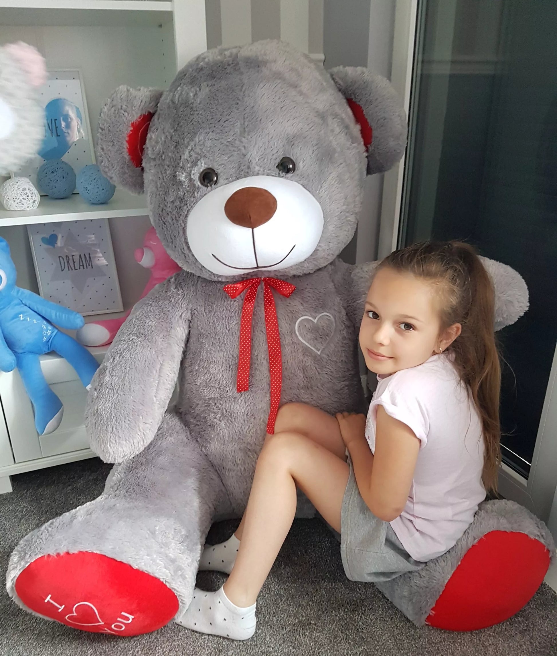 HロマS 190 cm pliušinis meškinas gigantas
