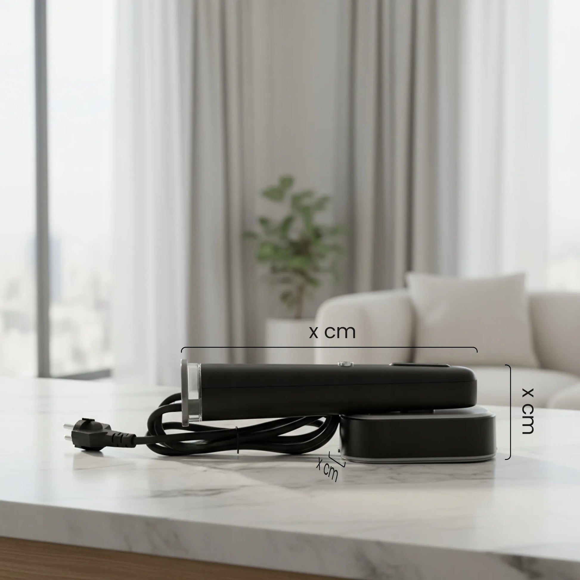 Huslog AD-8753 rankinis garintuvas, 2-in-1 lyginimas garais ir sausu būdu, 1300 W