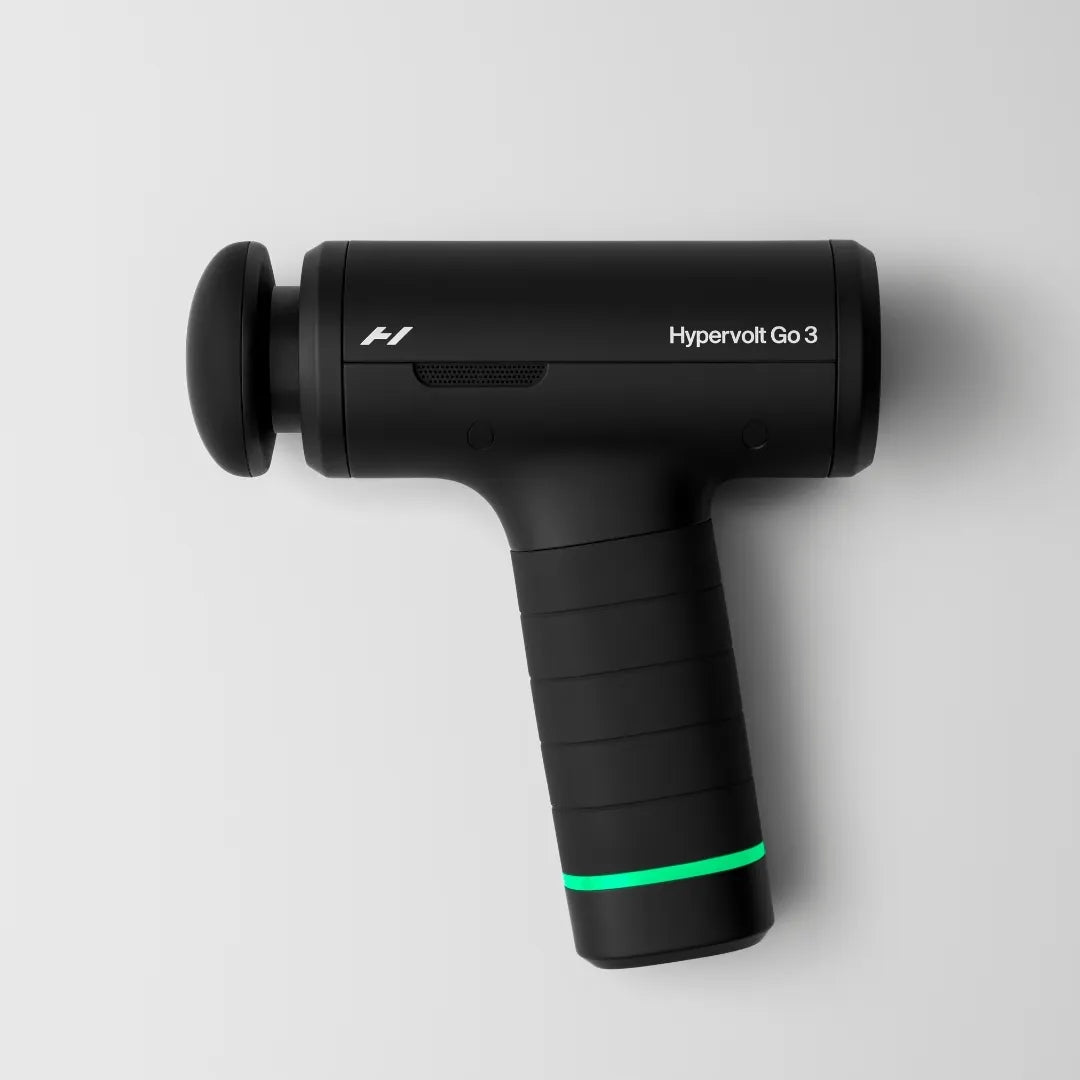 Hypervolt Go 3 profesionalus viso kūno masažo pistoletas kompaktiškas