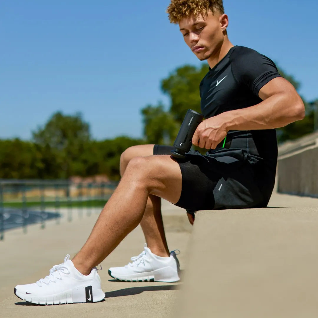 Hypervolt Go 3 profesionalus viso kūno masažo pistoletas kompaktiškas