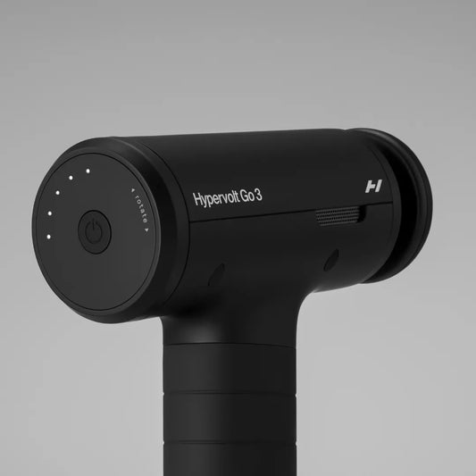 Hypervolt Go 3 profesionalus viso kūno masažo pistoletas kompaktiškas