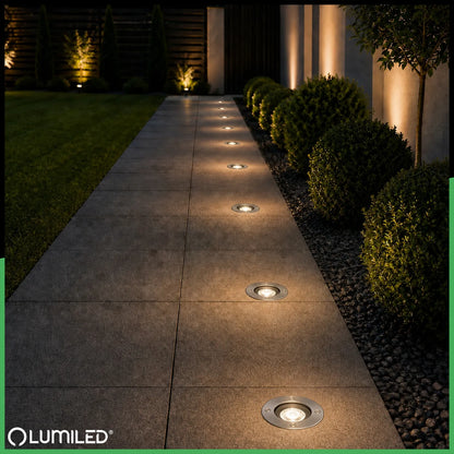 Įleidžiamas požeminis šviestuvas Lumiled Catio 2, IP65, GU10