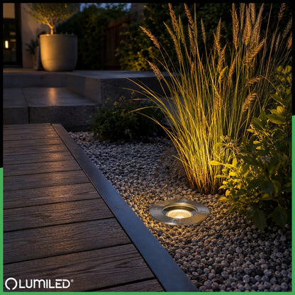 Įleidžiamas požeminis šviestuvas Lumiled Catio 2, IP65, GU10