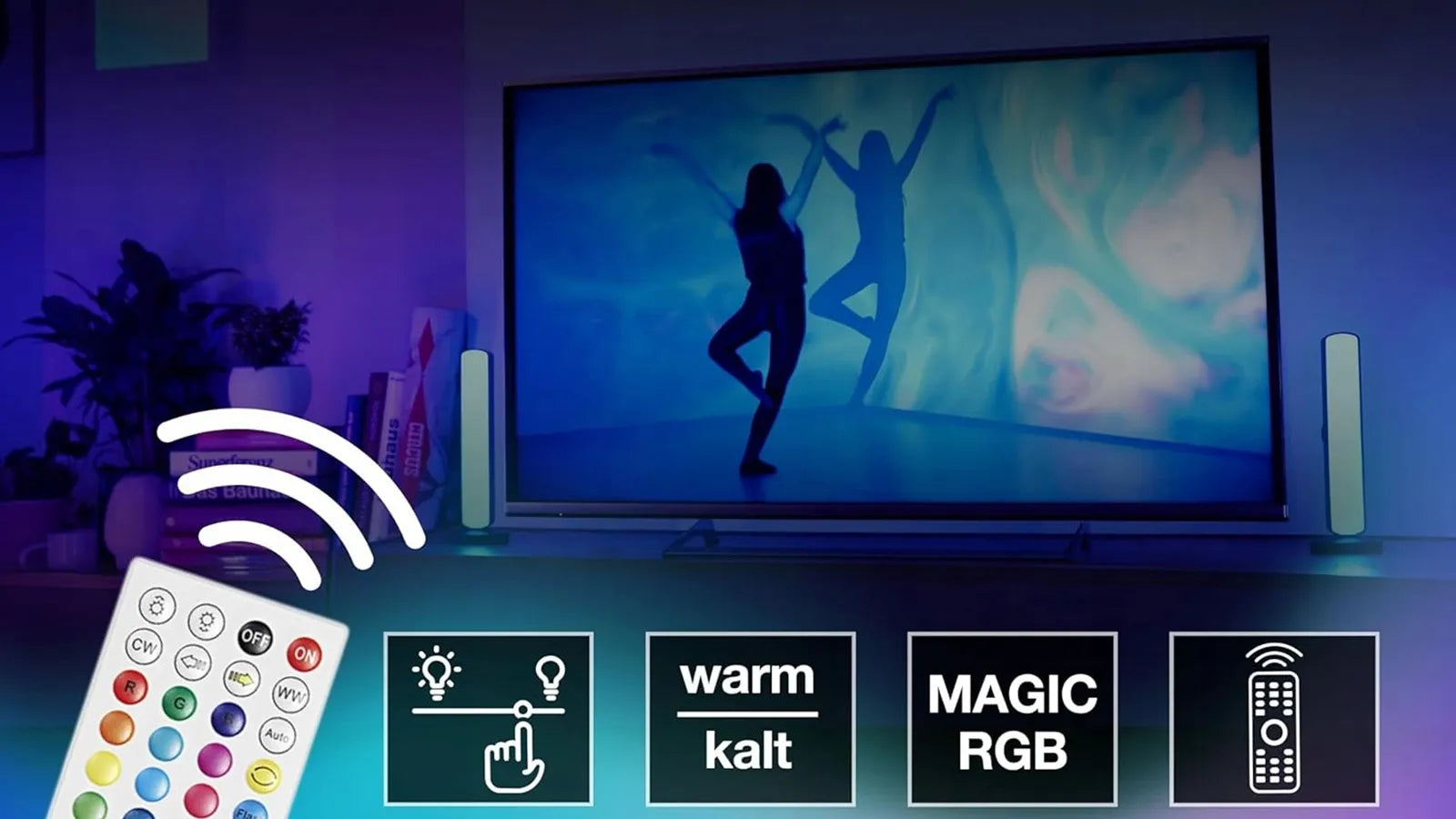 Išmanusis LED RGB žaidimų šviestuvas 28cm OSRAM SMART WiFi
